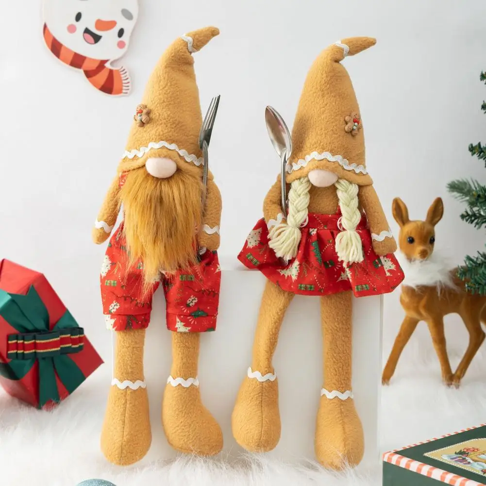 

Подарок для мужчин, рудовская кукла, праздничный имбирь, парные куклы, рождественские украшения с длинными ногами для теплого праздничного декора, уникальный