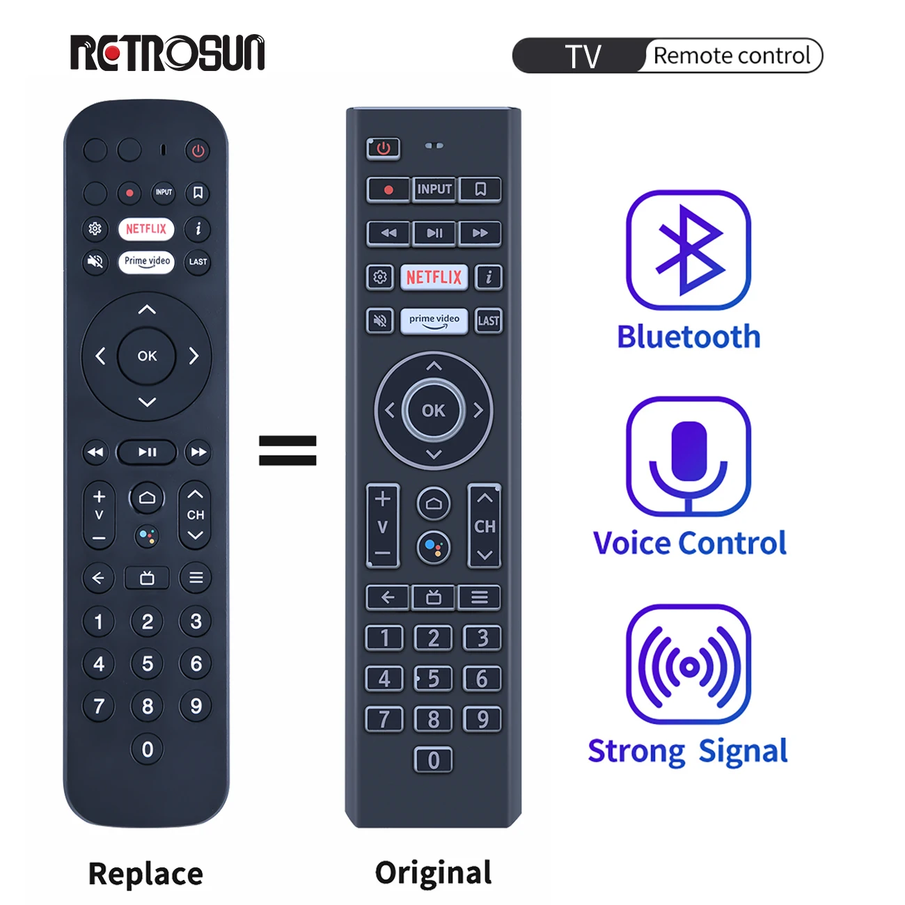 

Новый голосовой пульт дистанционного управления для WOW TV + 2AW68-SDMB047 BOX