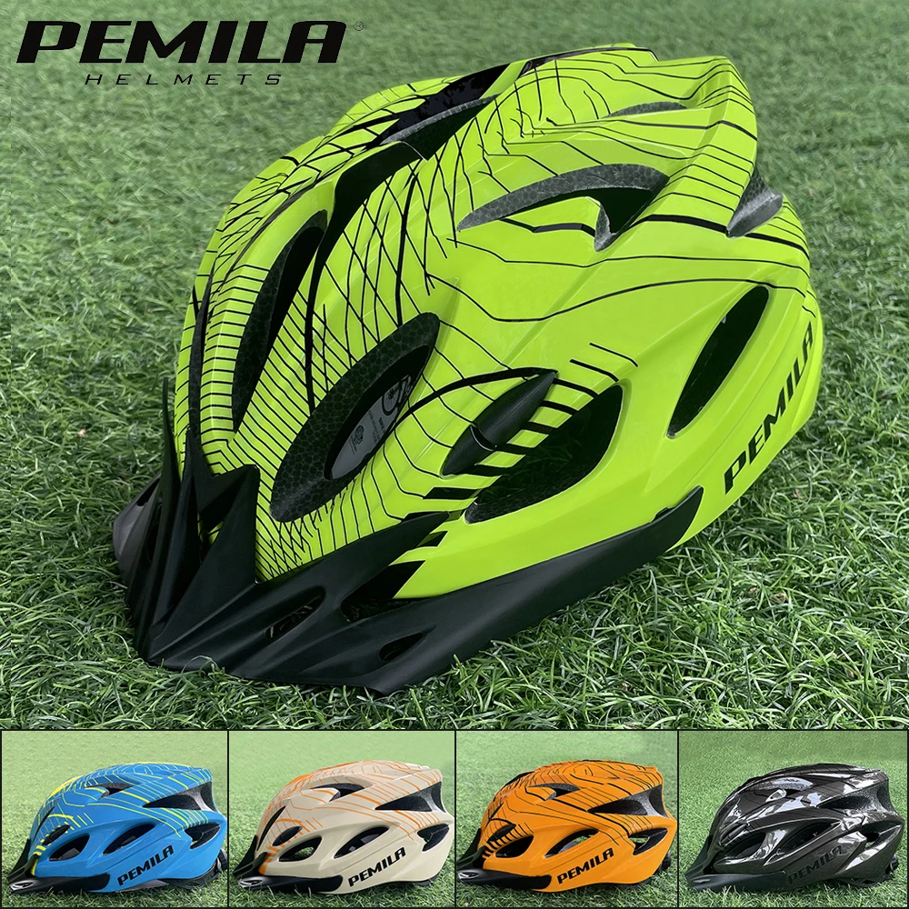 PEMILA V-120 Cycling Helmet Lightweight 18 Vents Adjustable MTB Road