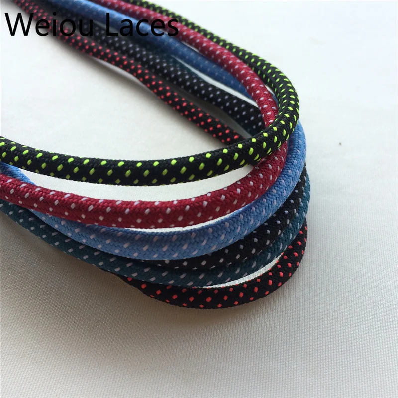 Weiou Lace Official Store Colorful Dots Round Rope Custom Design Lacet 100 Pairs Shoe Accessories For Boot Bulk Order Wholesale