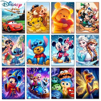Kits de peinture diamant Disney fée clochette fées et point bricolage décor à la maison Art complet carré/rond broderie mosaïque point de croix 1