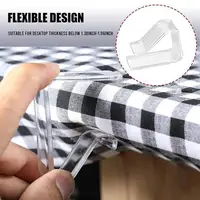 12pcs Tablecloth Clips Holders Transparent Holder Clips Windproof Table Cover Clamps For Restaurant Party Wedding Graduation 2
