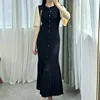 Summer Spring New French Elegant Fragrance High-end Slimming Knitted Mermaid Dress Hollow Slimming Fish Tail Knit Dress 1
