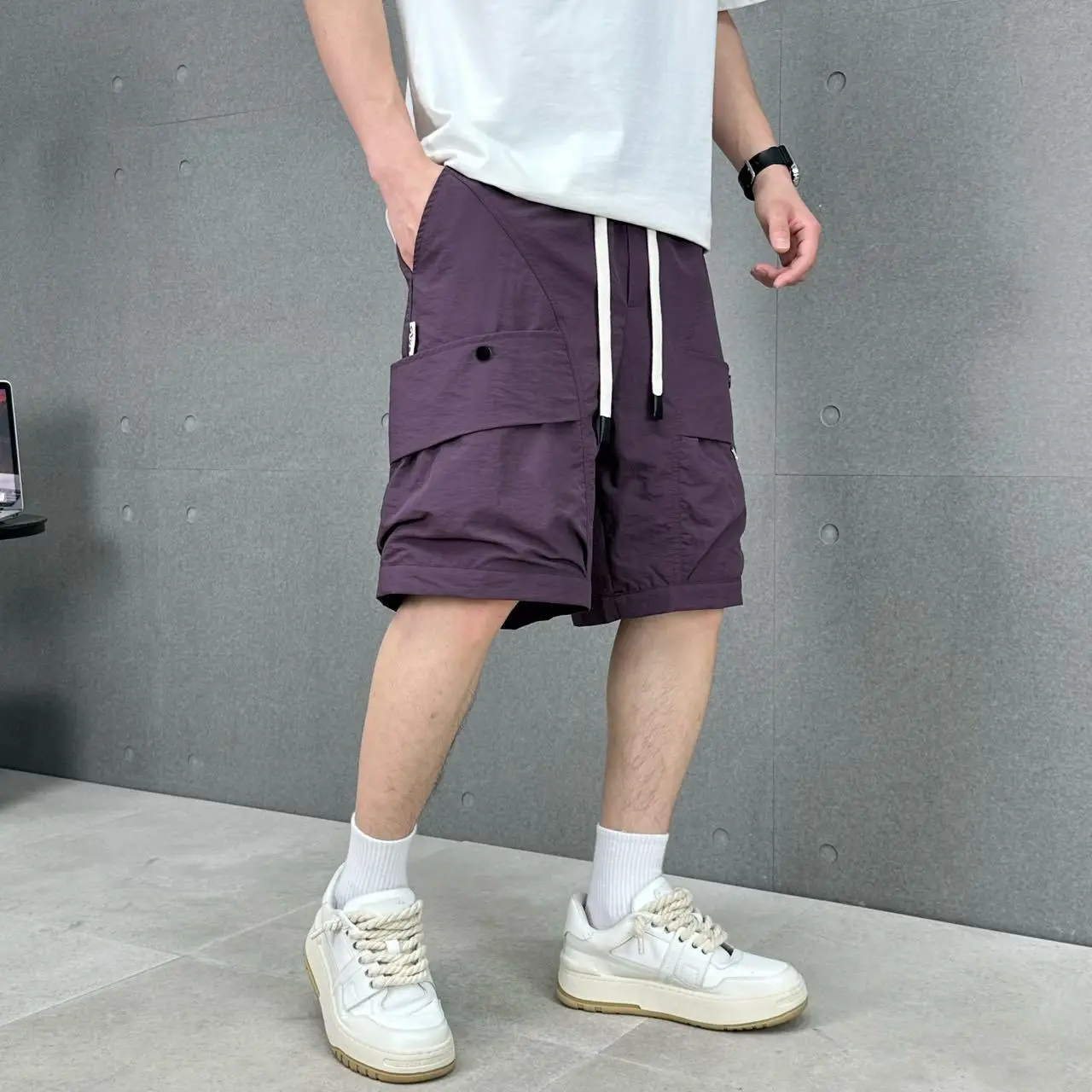 Men's New Summer Large Pocket Quick-drying Breathable Casual Loose Sports Pants