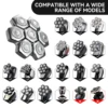 Kensen Razor Head Replacement for S18 5 in 1 Shaver Magntic Head Floating Washable 7D Shavers Beard Hair Trimmers Cutter Blades 2