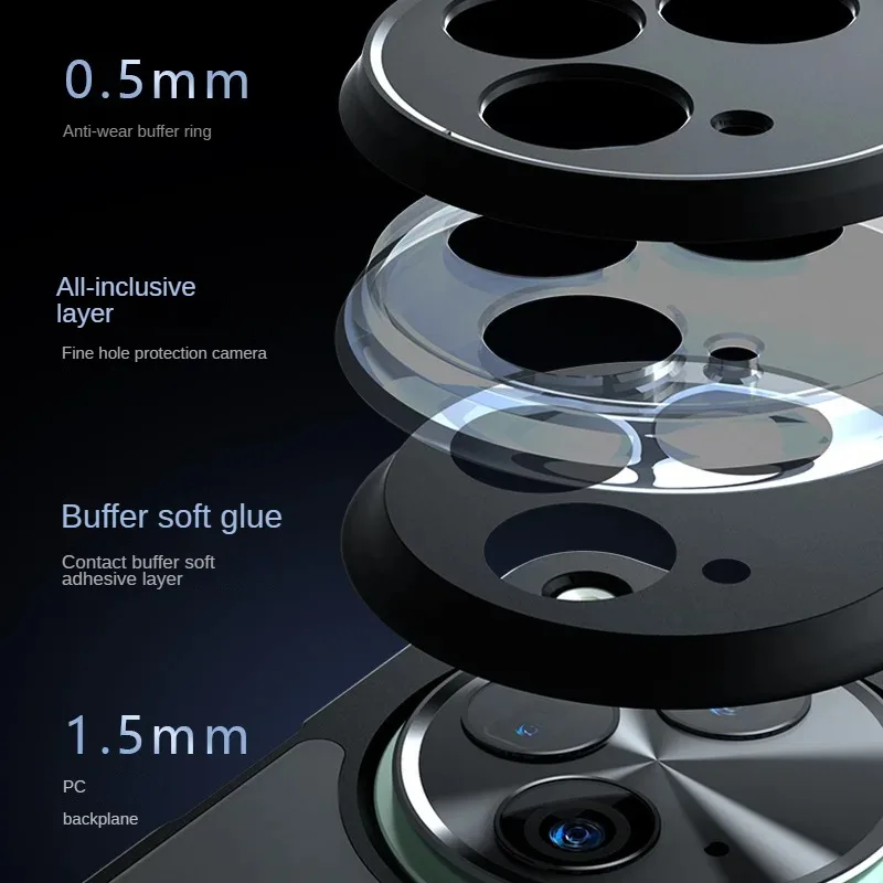 For OPPO Find N3 Case Transparent Hard Coque For Find N3 N 3 Cover MagSafe Magnetic Wireless Charging Phone Case