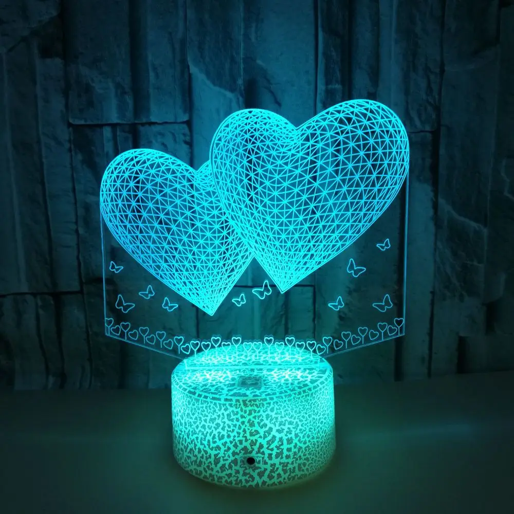 

Nighdn Dual Love Night Light Optical Illusion Bedside Lamps Bedroom Home Decoration for Kids Boys Girls Women Birthday Gifts