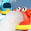 Children Soap Machine Blowing Bubble Bath Aerator Outdoor Foam Maker Cute Cartoon Crab Bathroom Swimming Pool Toy 1