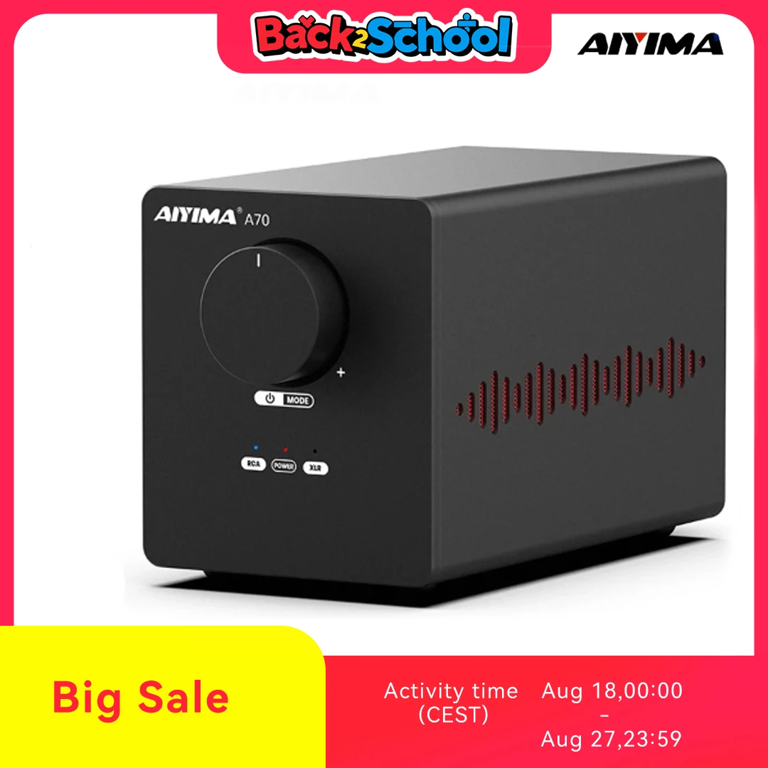 AIYIMA-A70 tpffbステレオパワーアンプ,クラスd,デジタル