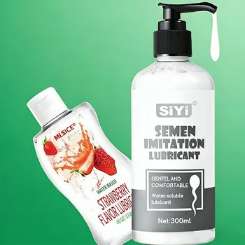 Sexy Adult Anal Lubricant for Sex Semen Lube Vagina Water Based Man Fake cum Sperm Lubrication Gay Masturbation Intimate Toy Gel 1