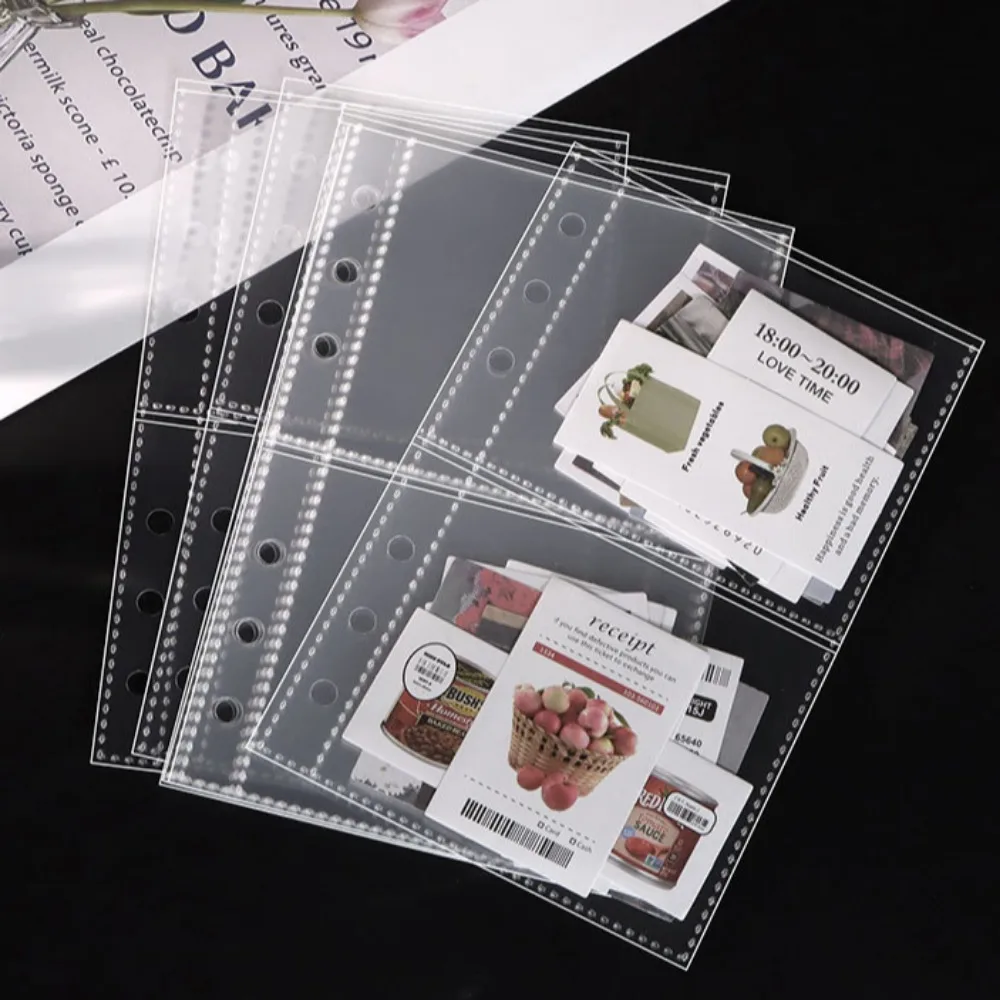 A6 Binder 20sheet Kpop Photocard Collect Book Photo Card Organizer Money Saving Challenge Binder Multi Function Album Collection 5
