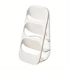 1pc Utensil Rack, Home Chopsticks Fork Knife Storage Rack, 3-Grids Washable Wall-mounted Desktop Shelf Threeopsticks Cage, Kitc 3