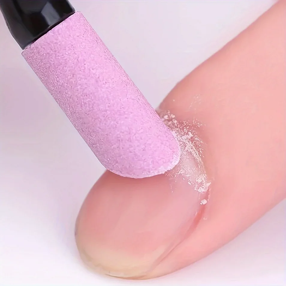 1/5/10pcs-Nail File Cuticle Stone Pusher Nail Sanding Sticks Nail Art Pen Cuticle Remover Trimmer Buffer Manicure Tools