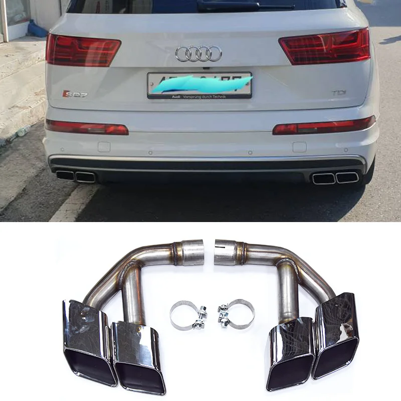 304StainlessSteelQuadExhaustTipFor20162018AudiQ720t30t