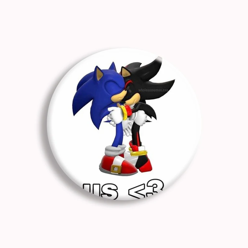 thumbnail image 1 of Broche de dibujos animados de Sonic, broche suave de anime, broche clásico creativo de Sonic, insignia, bolso, accesorios, decoración, regalos para estudiantes, 1 of 5
