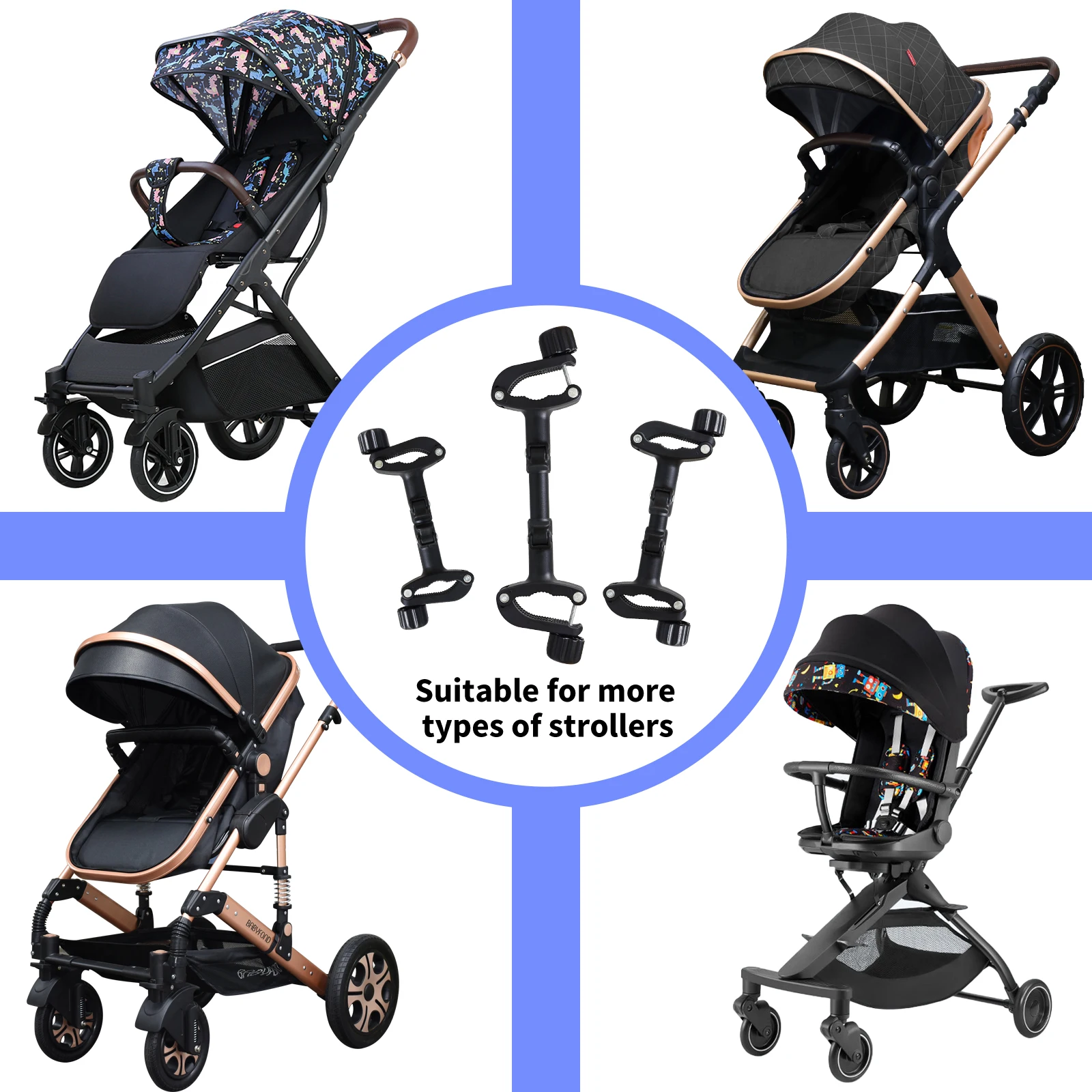 SUPPORT DE CONNECTEUR Parapluie Poussette Pour Fauteuil EUR 12,58