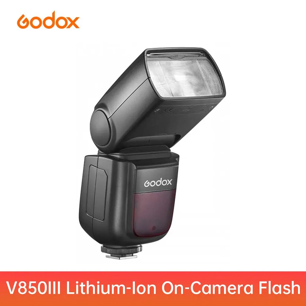 고독스 V850III 카메라 플래시 스피드라이트 1/8000초 HSS GN60 리튬이온 1.5초 재활용 2.4G 무선 캐논 니콘 후지 올림푸스 DSLR용