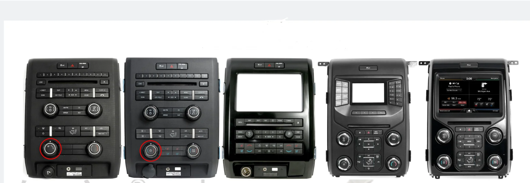 14.4 Inch Android 13 Carplay For Ford F150 2009-2014 Tesla Style Car GPS Navigat