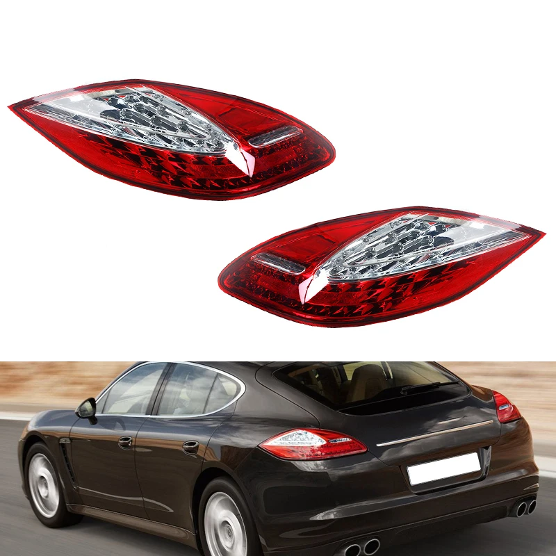 Car LED Rear Tail Light for Porsche Panamera 2010 2011 2012 2013 Brake driving Lamp Warning Turn Signal 97063141605 97063141604