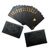 Color Black Gold Playing Card Game Card Group Waterproof Poker Suit Magic Dmagic Package Board Game Gift Collection 3