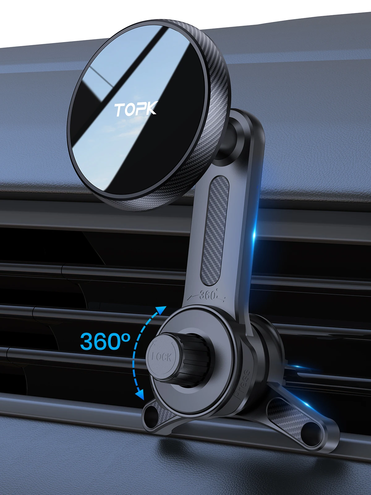 Mag-Safe Phone Holder Car, Magnetic Phone Car Mount, Air Vent Car Phone Holder w