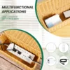 Imitation Rattan Cable Organizer Box Office Desk Charger Socket Network Line Storage Bin Power Cord Charger Storage Box 5