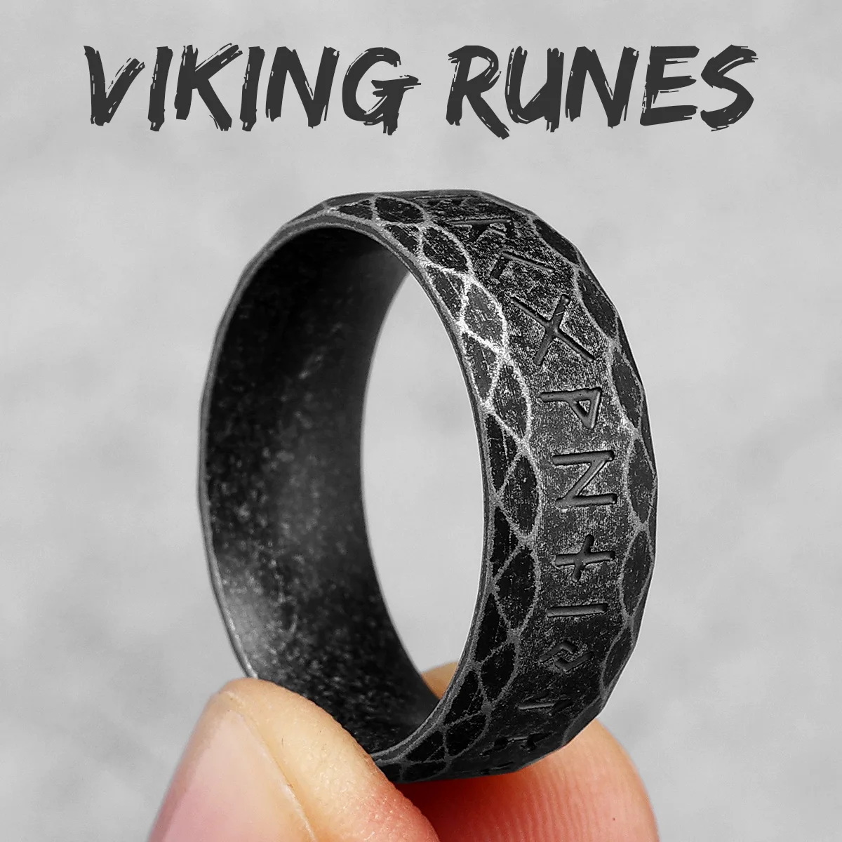 Vintage Nordic Celtic Knot Stainless Steel Rings - Viking Inspired Jewelry Gift