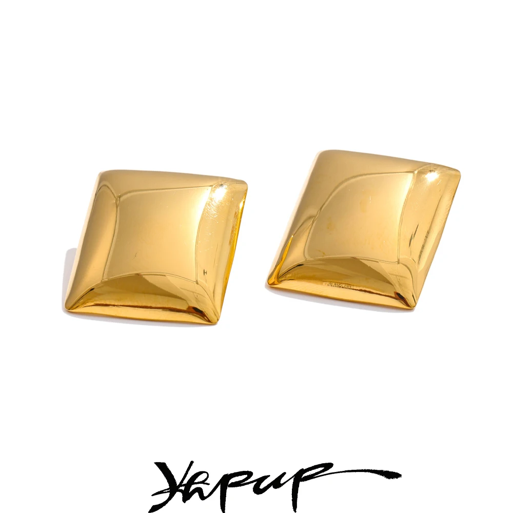 Yhpup Stud Earrings Minimalist Fashion Daily Jewelry