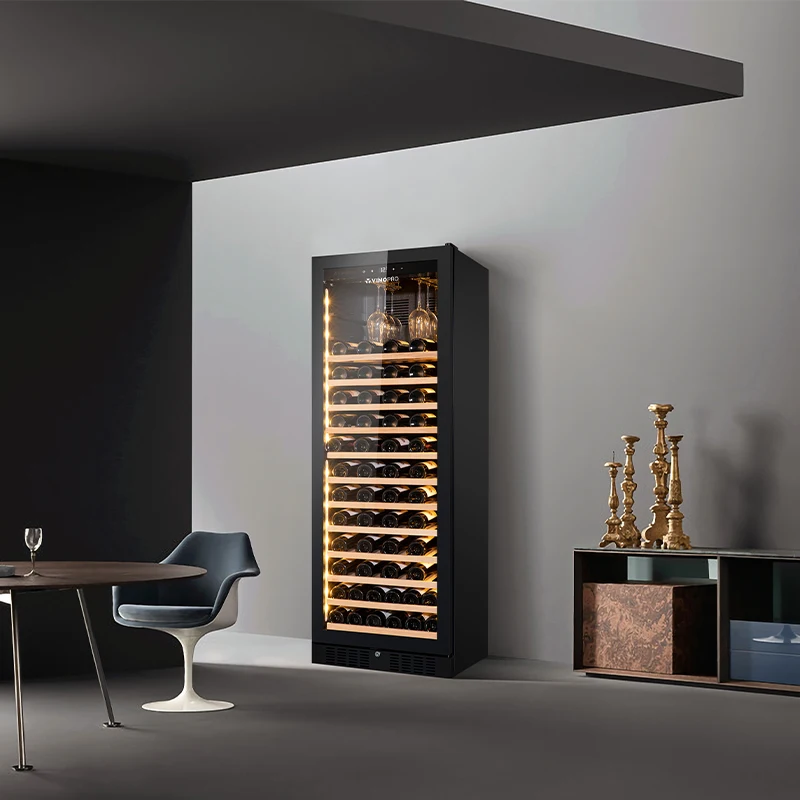Vinopro Top New Product Wine Refrigerator Cooler Built-in 330L And 108 Bottles Compressor Refrigerator For Wine