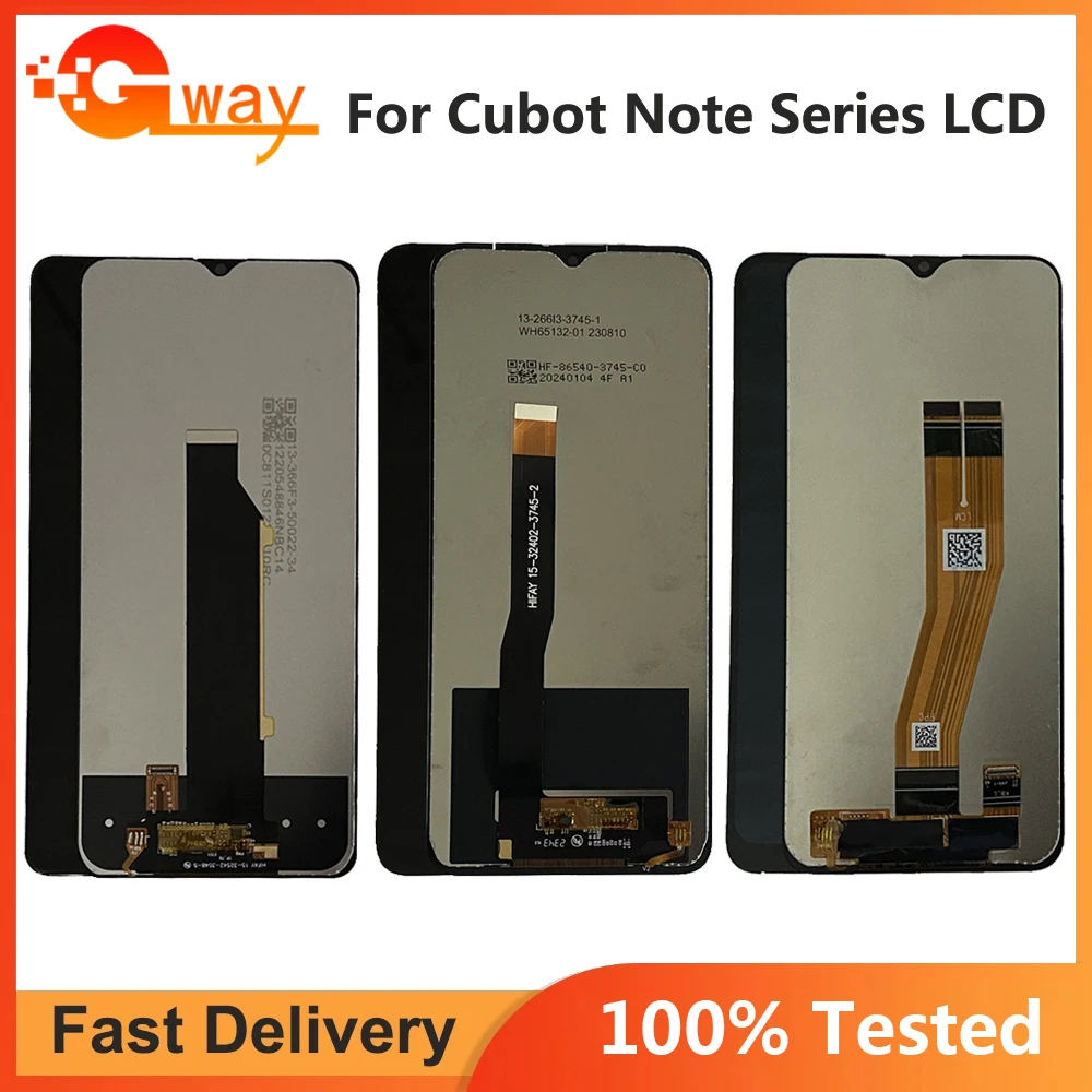 

For CUBOT NOTE 20 Pro LCD Display and Touch Screen Digitizer Assembly CUBOT NOTE30 Note 21 Note 30 Note 40 Note 50 LCD Sensor