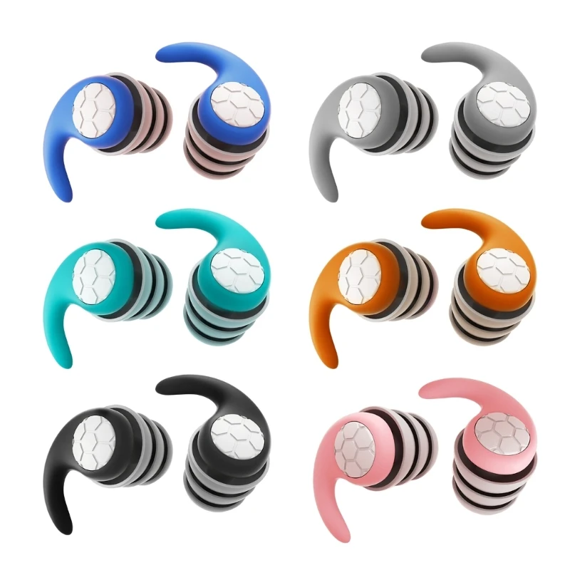 

Soft Silicone Earplugs Noise Blocking Ear Plugs Waterproof Comfortable Earplugs