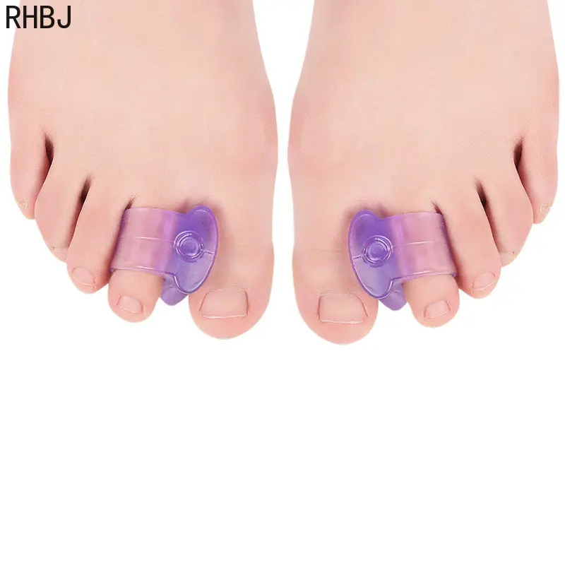 

RHBJ 2/4pcs set Silicone Gel Bunion Toe Corrector Orthotic Straightener Separator Foot Care Correction Hallux Valgus Pedicure