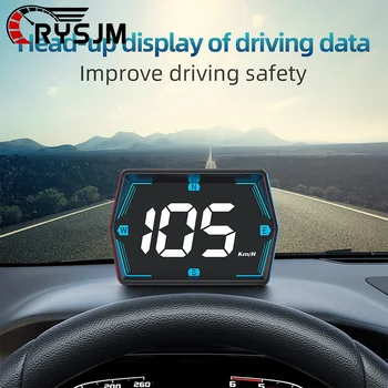 New HUD G20 GPS Car Head-Up Display Digital Speedometer Universal Big Font Overspeed Alarm For All Cars Electronic Accessories 1