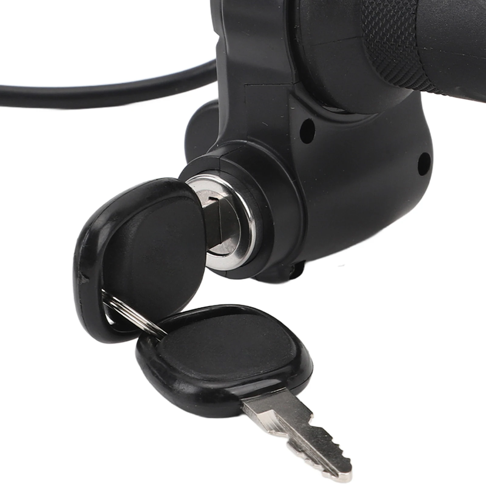 Electric Bike Throttle Grip Universal Electric Bicycle Scooter Wire Twist Throttle Grip 2 Keys Waterproof Speed Controller