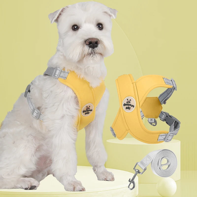 

Tank Top Dog leash Small and Medium dog Schnauzer Shiba Inu Corgi Adjustable chest strap dog leash