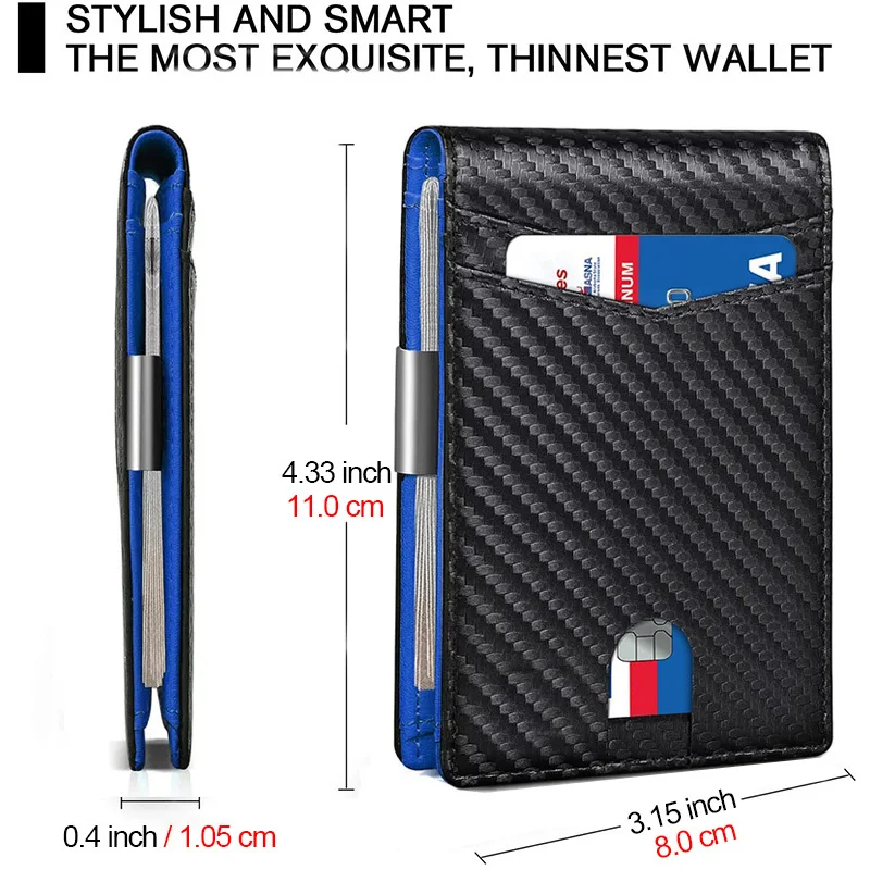 Rfid Microfier Leather Luxury Men Wallets Money Bag Slim Thin Man Card Holder Wallet for Men Short Purse Male Vallet Billfold leather wallet short wallet mens wallet card holder card holder wallet