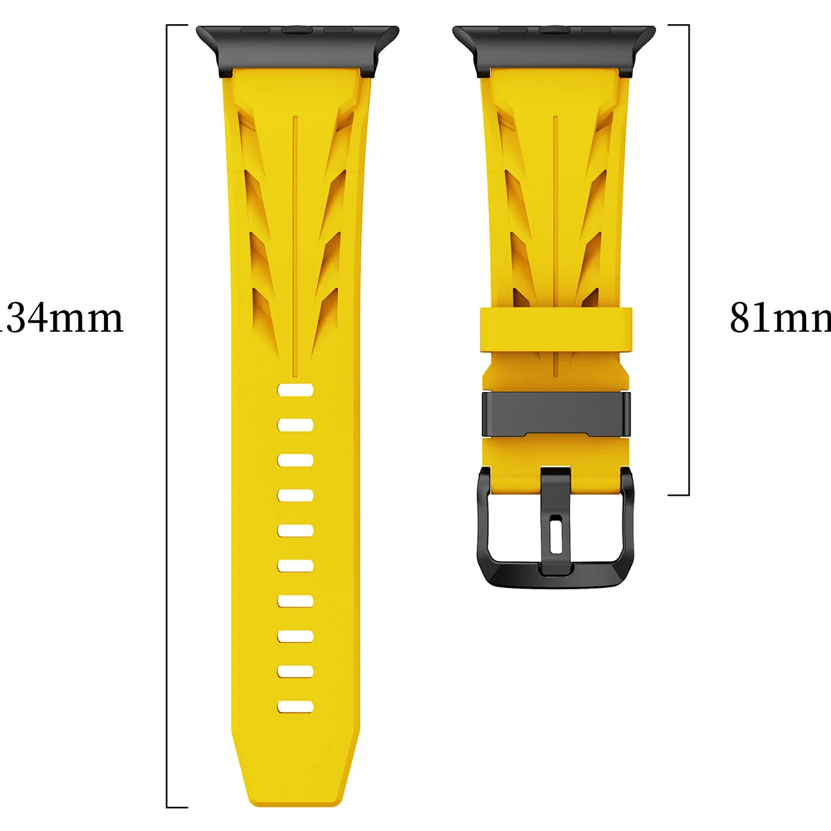 Cinturino Sportivo in Silicone per Iwatch Serie 11 10 9 8 7 6Se, Elegante e Traspirante per Apple Watch Ultra 3 2 1 49 46 45mm 44 42mm - immagine 6