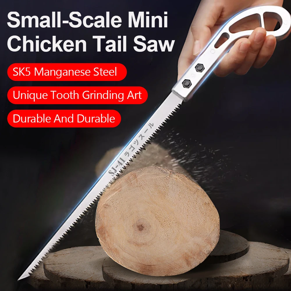 Hand Saw SK5 Steel Handsaw Garden Saw Tools Wooden Handle Woodworking Saw 340mm Wall Panel Bending Multifunction