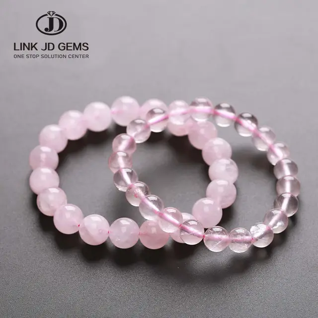 Pink Quartz Beaded Bracelets 3