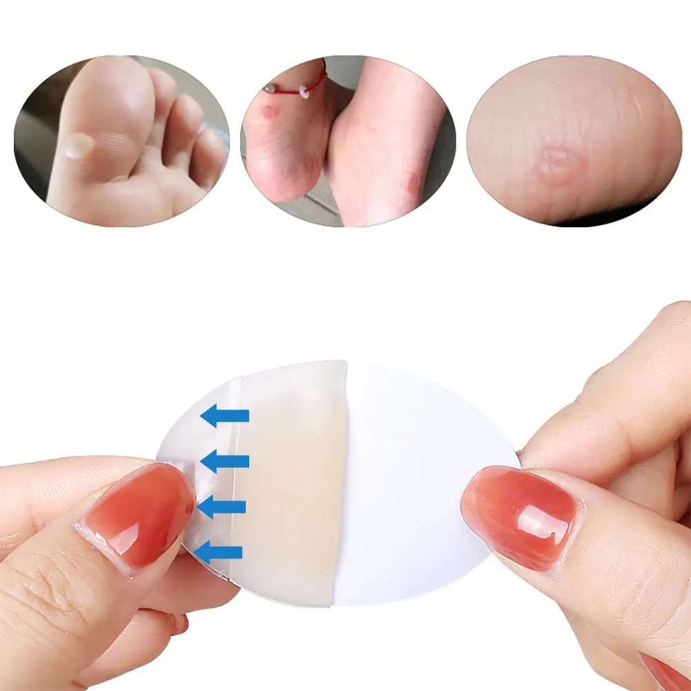 10/20pcs Hydrocolloid Pads Dressing Heel Tape Anti-Wear Band-Aid Adhesive Bandage First Aid kit Outdoor Camping Emergency Kits 5