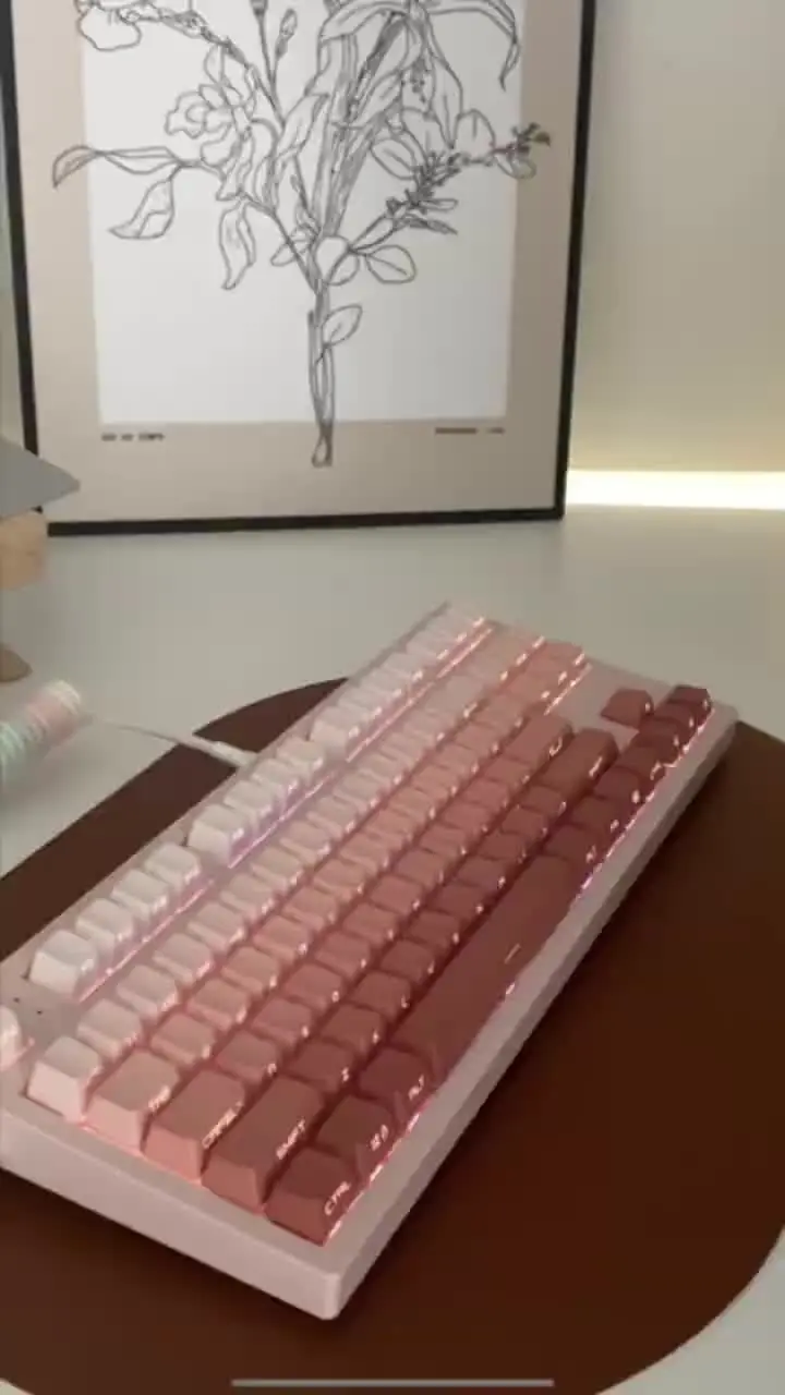 Fl・esports-メカニカルキーボードmk870,完全に組み立てられた,ホット