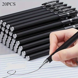 Quick - Drying Black Gel Pens - Fine Tip, Smooth Writing Essentials (20pcs)