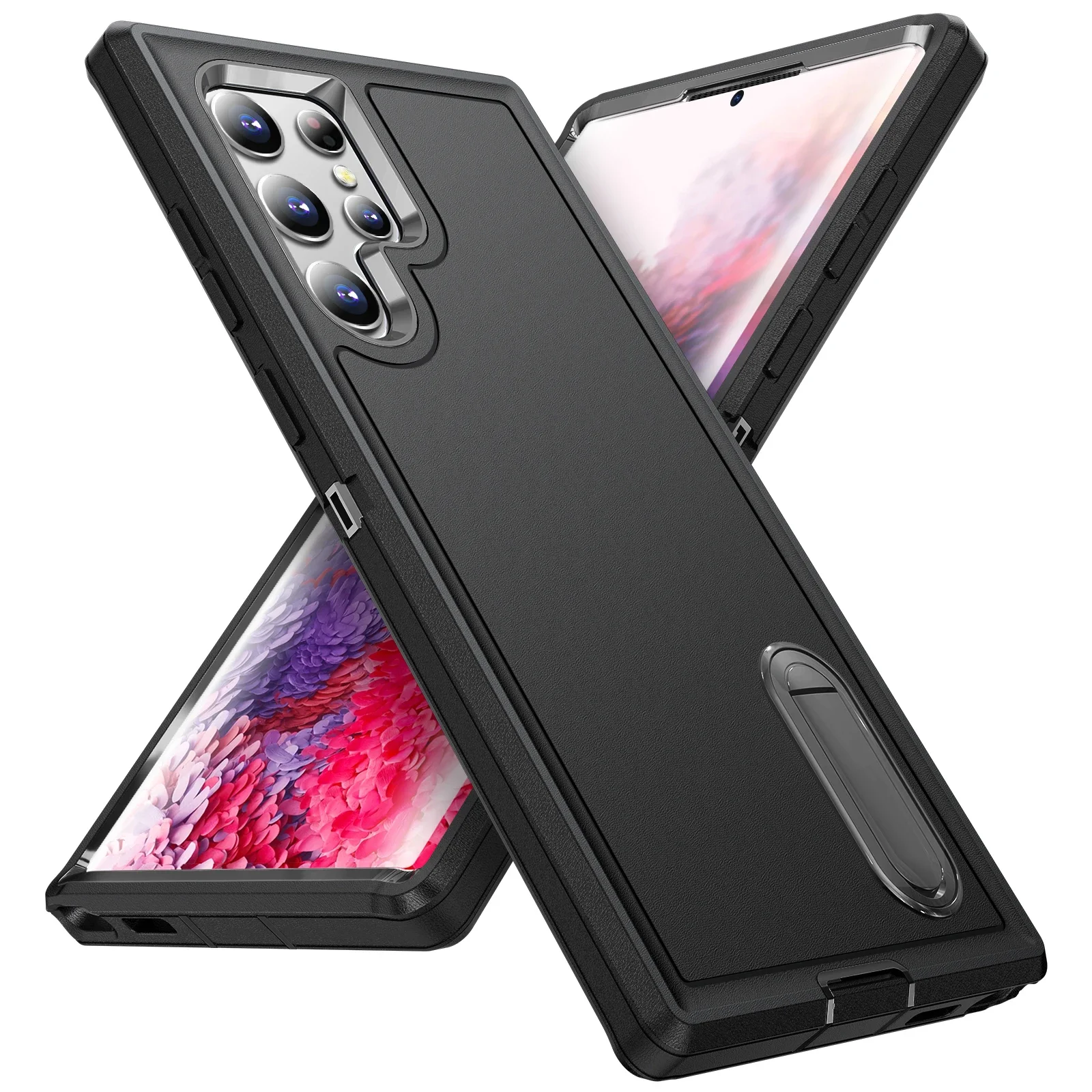 Multi-Function Stand Bracket Phone Case with Enhanced Protection