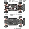 1:10 70km/h High-speed Drift Remote Control Car 2.4g 4wd Rc Off-road Vehicle Dual-speed Rc Car Children's Birthday Gift 5