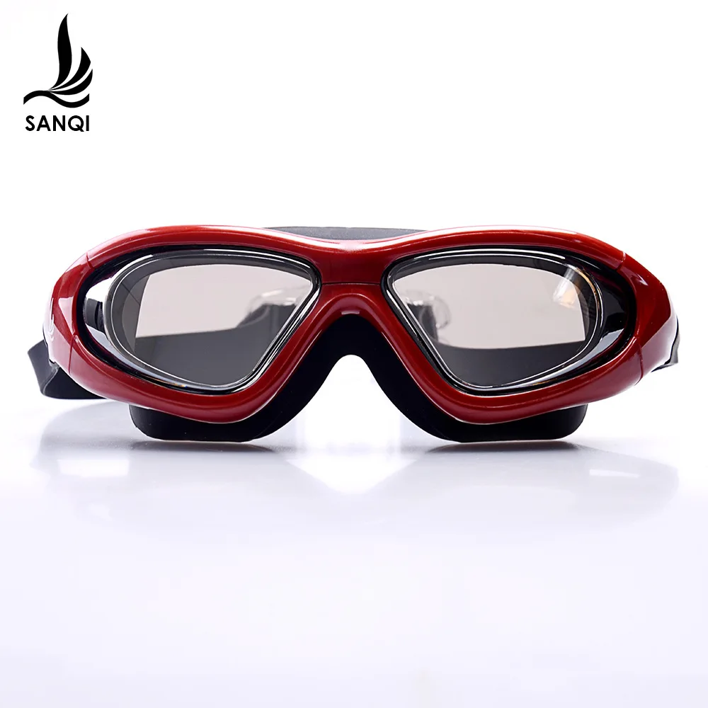 Anti-Fog Adjustable UV Protection WaterProof Swim Goggles ProfessionalSilicone Surfing Eyewear Beach Diving Mask Bathing Glasses
