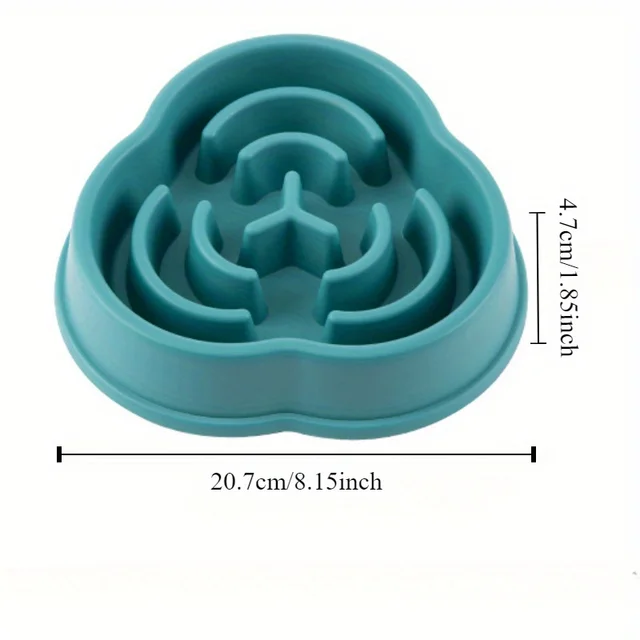 1PC Pet Slow Food Bowl Anti Choking Dog Bowl Dog Bowl Anti Overturning Pet Food Supplies and Feeding Device 2
