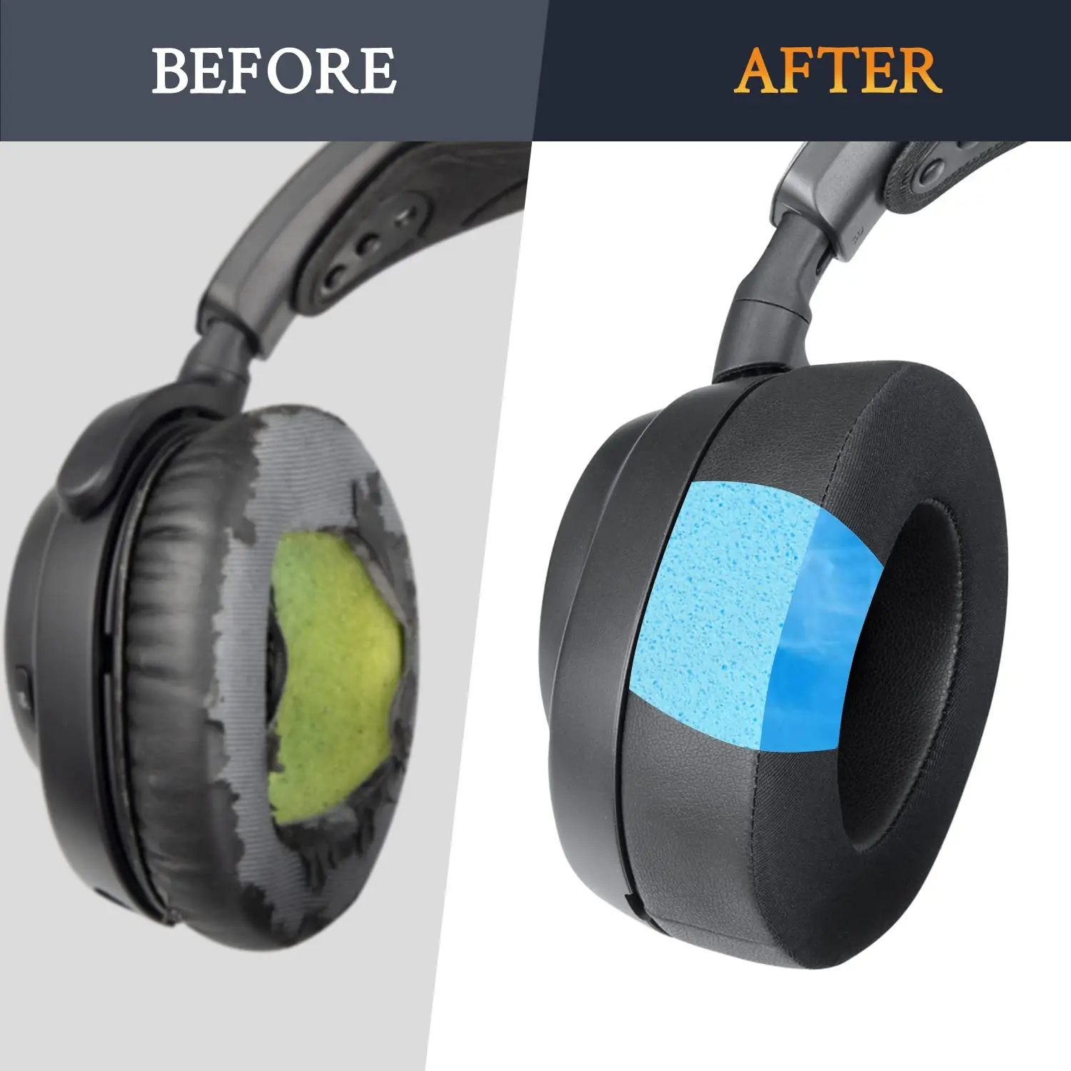 Cuscinetti Auricolari In Gel Refrigerante Per SteelSeries Arctis Nova Pro - Ricambi Cuffie