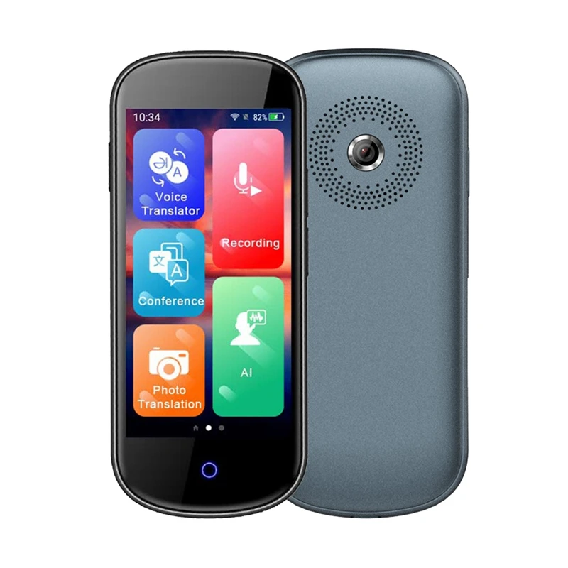 

128 Languages Translate Language Translator 4.0 Inch Two-Way Real-Time Wifi/Offline Recording/Photo