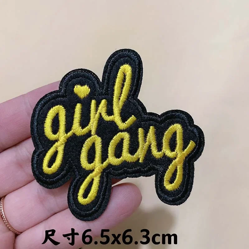 Punk Rock Band Music Fusible Stickers Embroidery Applique Badge Iron On Patches,Clothing Thermoadhesive Patch DIY For Clothes