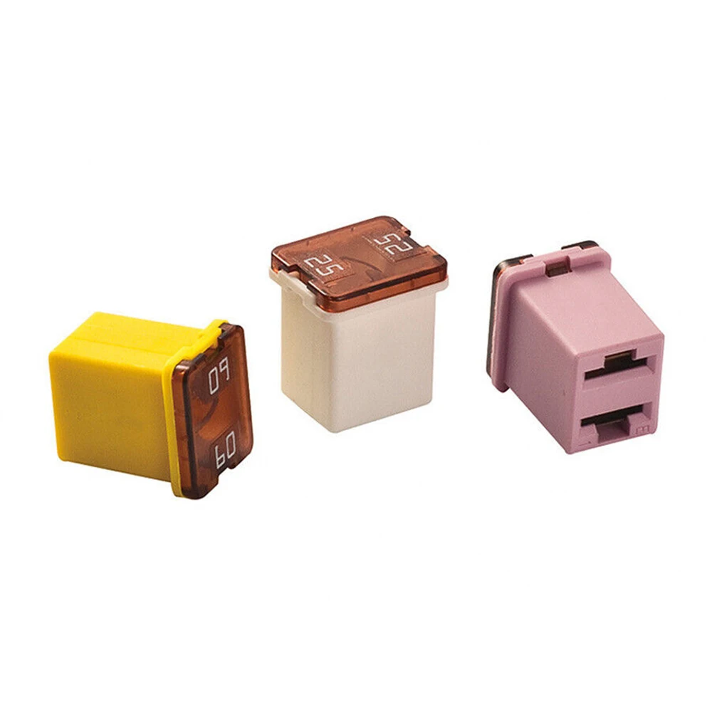 20pcs Car fuses kit JCase box shaped mini tall Low car fuse combination kit square set suitable for 20A 30A 40A 50A 60A